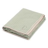 Quilted Blanket - Olive Mist - Organic