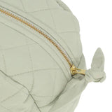 Quilted Makeup bag Olive Mist Organic