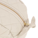 Quilted Toiletry Bag Oyster Grey Organic