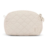 Quilted Toiletry Bag Oyster Grey Organic