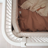 Bed Bumper Cot - Oyster Grey