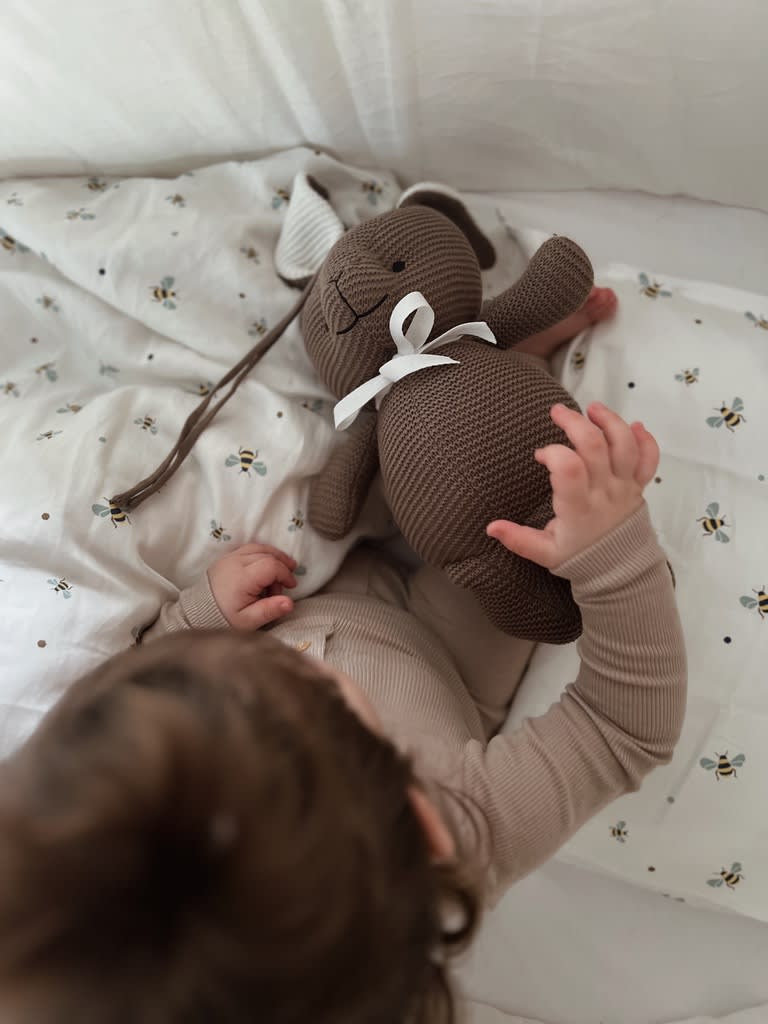 Teddy bear with music - Rabbit - Wood