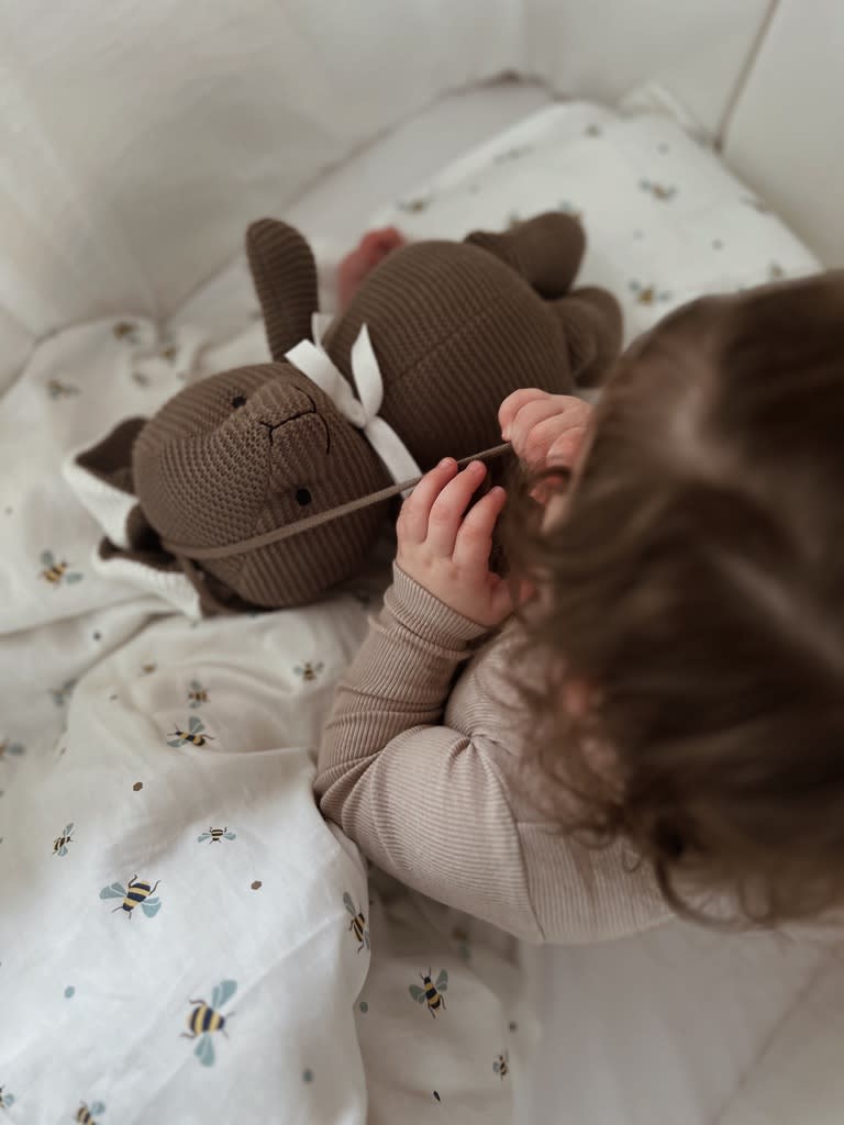 Teddy bear with music - Rabbit - Wood