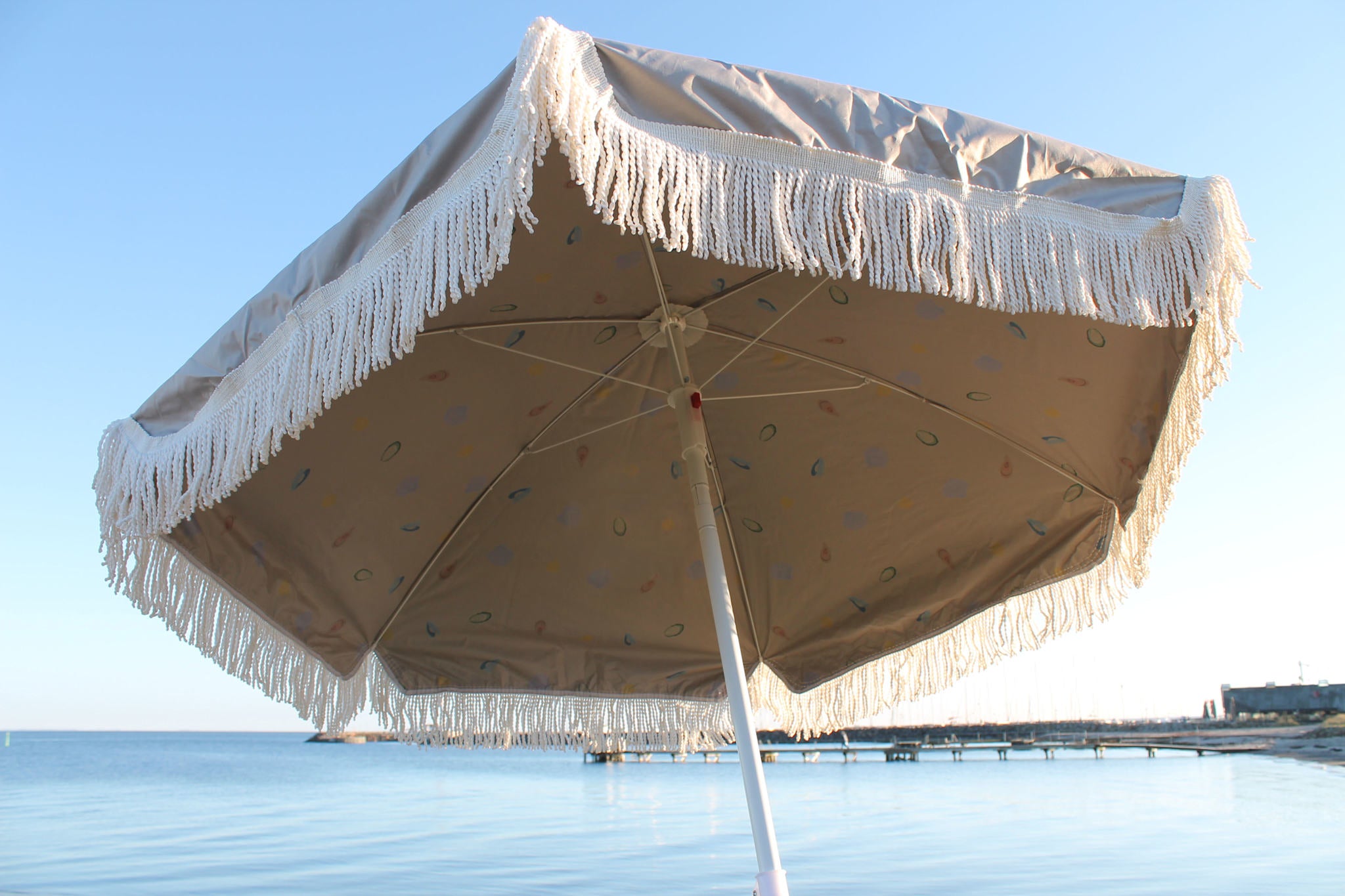 Beach umbrella - UV50+ - Oyster Grey