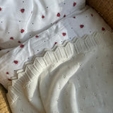 Knitted Blanket Baby - Milk