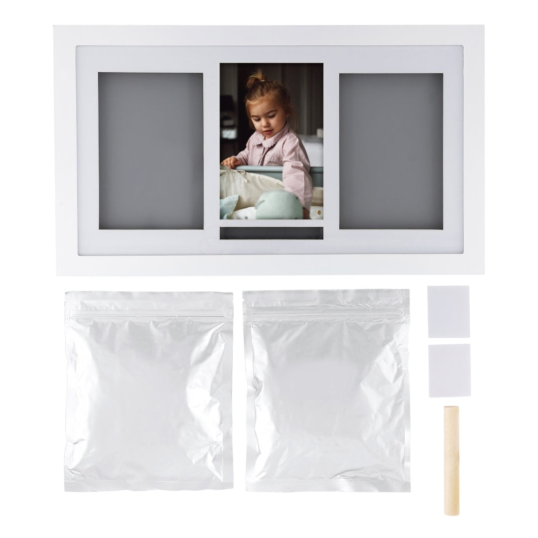Hand and footprint - Clay - Picture frame - Large