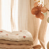Muslin Cloths 6-Pack - Ladybug