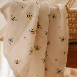 Muslin Cloths 6-Pack - Honeybee