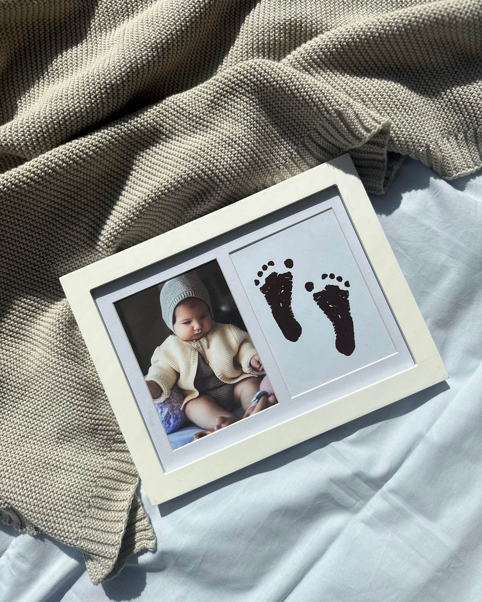 Hand and Footprint - Stamp - Picture Frame