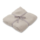 Knitted Blanket - Oyster grey
