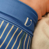 Blebadebukser Neopren - Azure - Striped