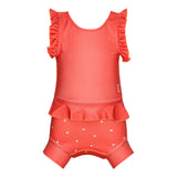 Swimsuit - Neoprene - Berry - Dots
