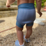 Swim Pants - Neoprene - Blue Shadow - Striped