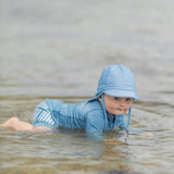 Swim Pants - Neoprene - Blue Shadow - Striped