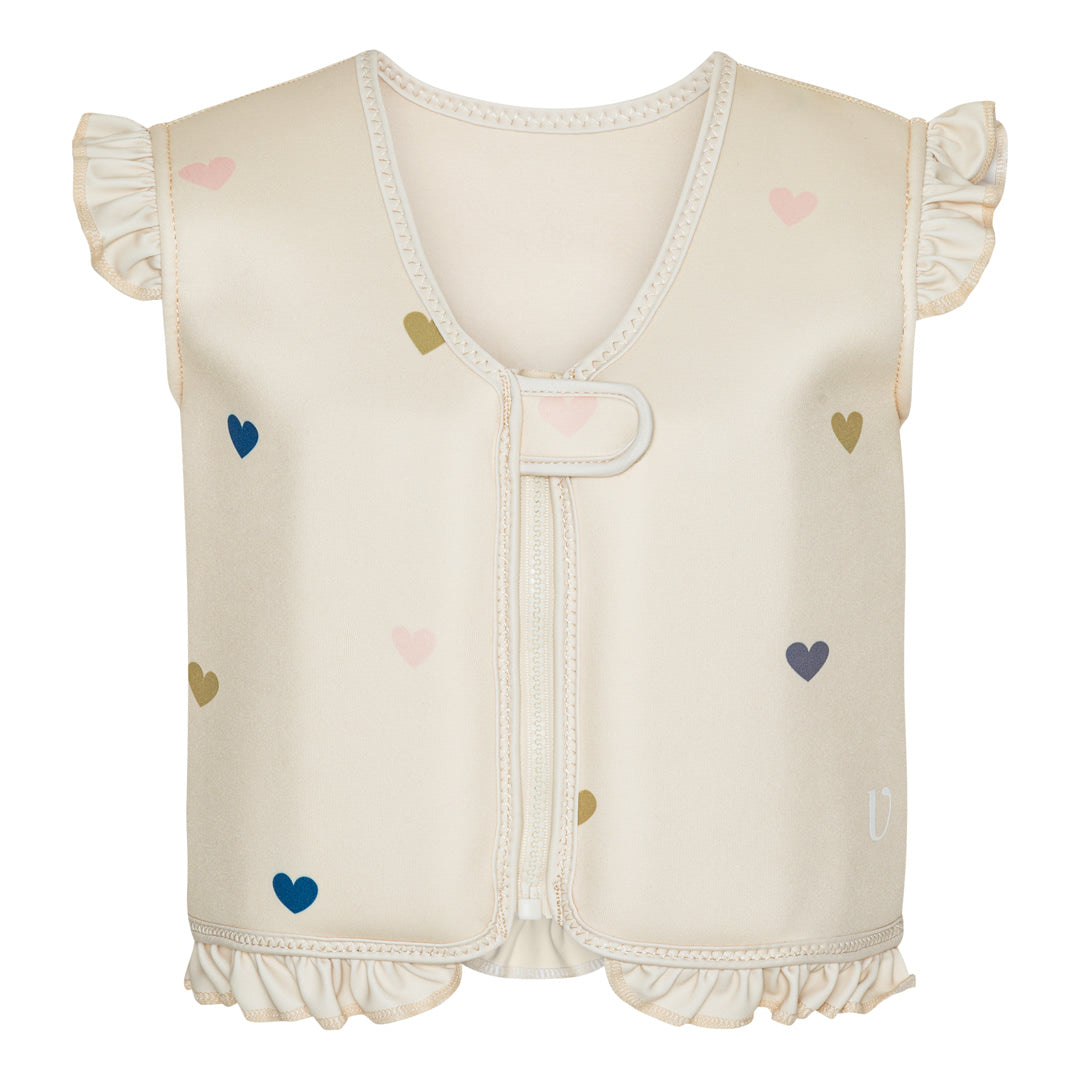 Swim Vest - Neoprene - Milk - Hearts