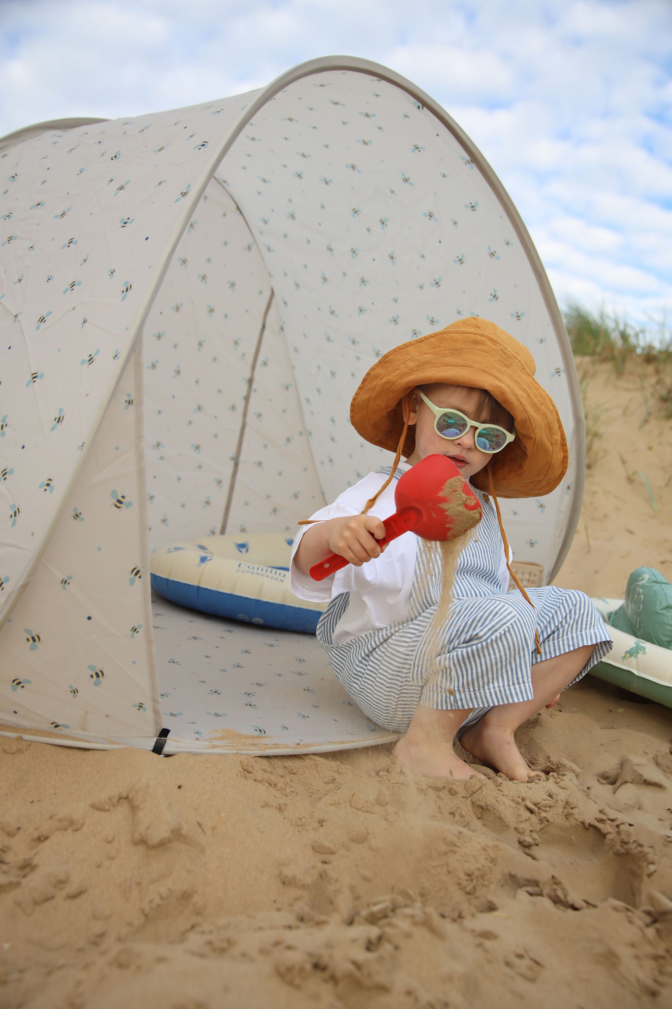 Strandtelt Classic - Pop Up - Honeybee Happy - UV50+