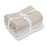 Muslins 4 Pack - Oyster Grey