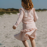 Swim Shirt - Frill - English Rose