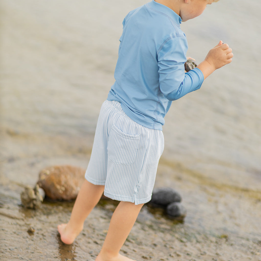 Swim Cardigan - Blue Shadow