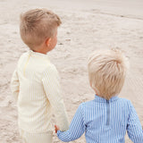 Swim Shirt - Blue shadow - Striped