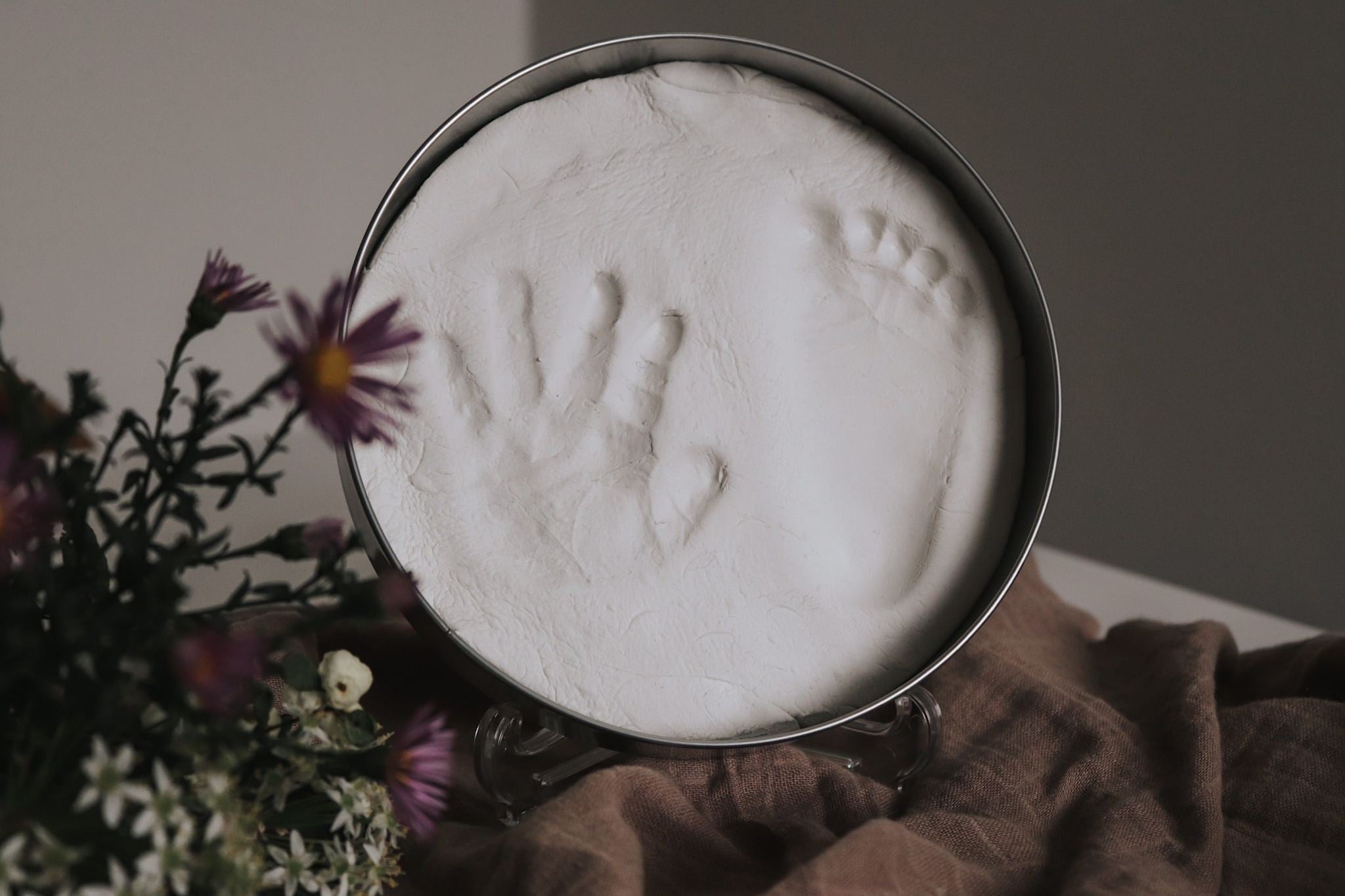 Hand and footprint - Clay - Box