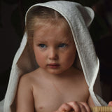 Hooded Towel - Vanilla Cream